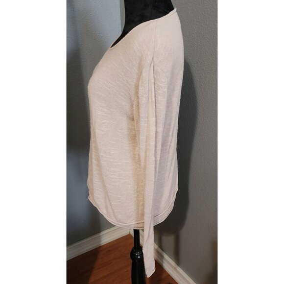 J. Jill Women's Sweater Top Long Sleeve Lightweight Knit Small Tan - Picture 4 of 9